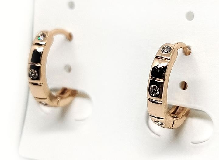 Сережки жіночі медична сталь, фото 1