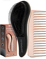 Набір гребінців і гребенів Lily England Detangle із широкими зубцями