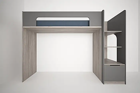 Ліжко 2-й ярус "Тетріс" Розміри: 2500 х 998 х 1800 мм