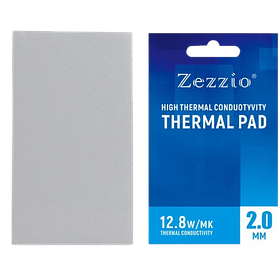Термопрокладка Zezzio 85х45x2.0mm (12.8W/M*K)