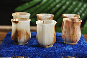 Набір з натурального оніксу, 10 ml (колір, як на фото)