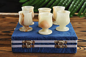 Набір з натурального оніксу, 10 ml (колір, як на фото)