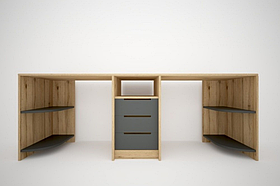 Стіл для двох дітей "Тетріс" Розміри: 2036 х 550 х 750 мм