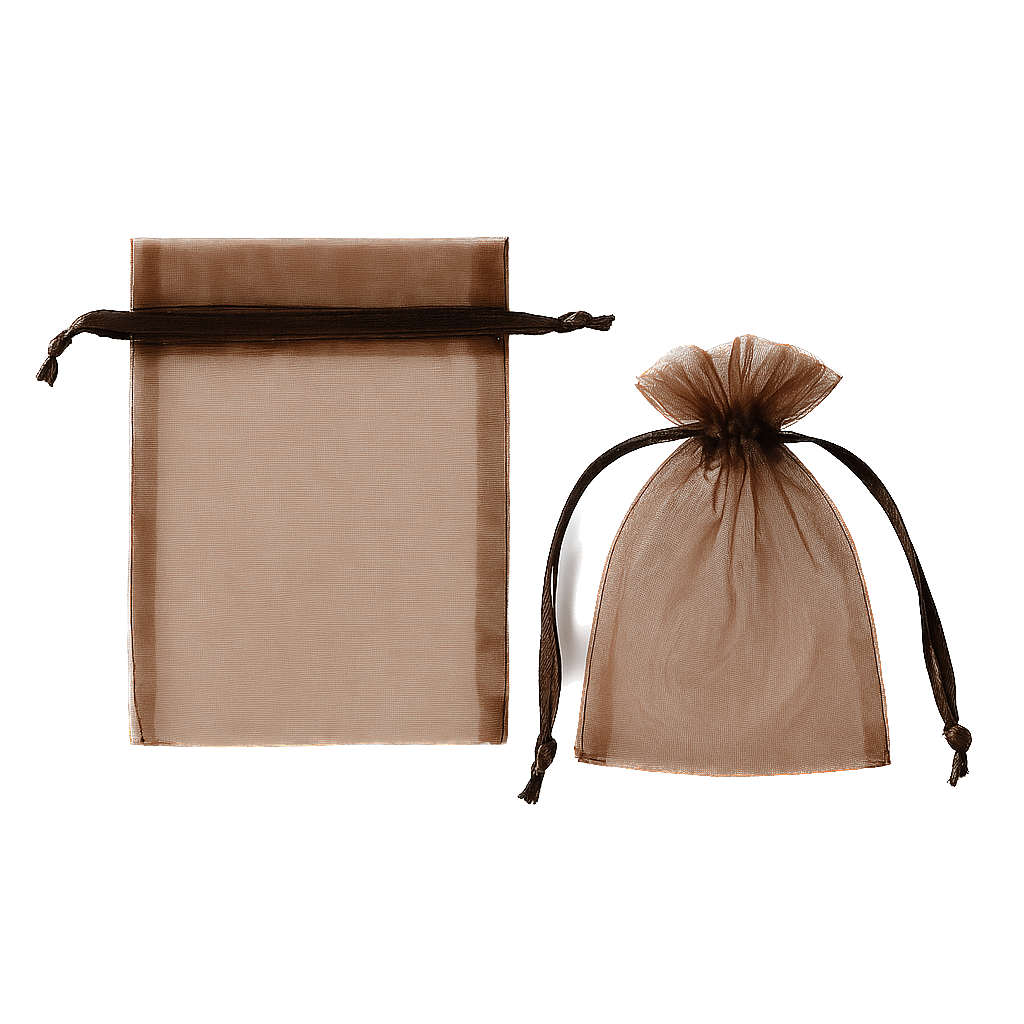 Подарунковий мішечок для прикрас 7*9 см бронза, фото 1