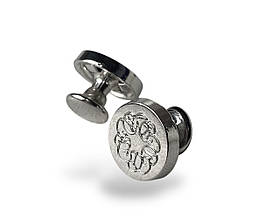 Декоративний хольнітен №21980 11мм колір нікель