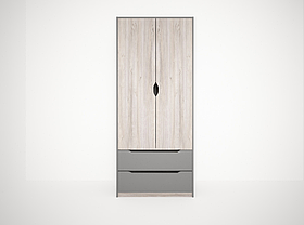 Шафа дводверна "Тетріс" Розміри: 900 х 430 х 2000 мм