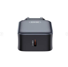 МЗП XO L153 EU PD20W 1USB-C fast charger Black, фото 2