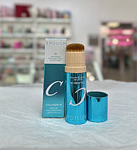Тональний крем-стік з пензликом Enough Collagen 3X Moisture Stick Foundation SPF50+PA++++ #21 Natural Beige 14г, фото 5