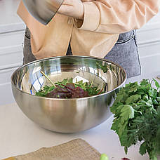 Салатниця-миска  (Нержавіюча сталь), фото 3