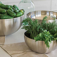 Салатниця-миска  (Нержавіюча сталь), фото 4