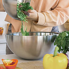 Салатниця-миска  (Нержавіюча сталь), фото 5