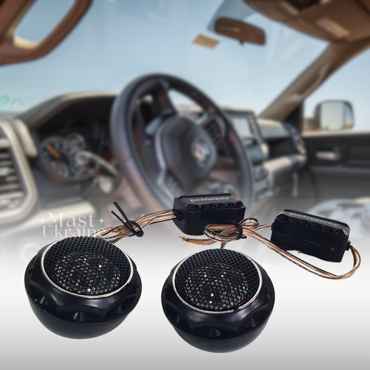 Автомобільні динаміки пищалки-твітери потужністю 140W та частотним діапазоном 3500-22000 Гц TS-T280, фото 1