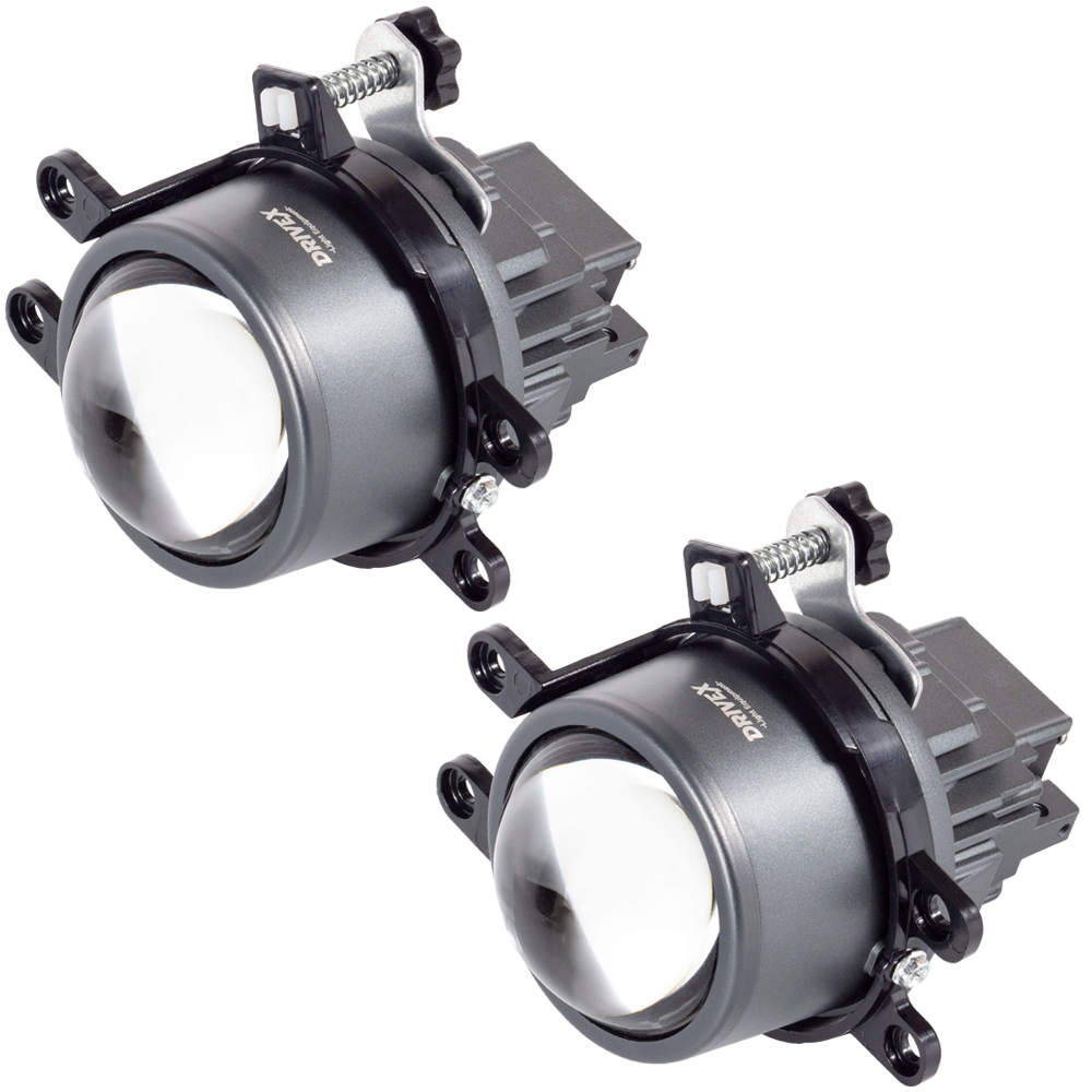 BiLED лінзи протитуманні автомобільні DriveX FOG BiLED HL8A Toyota 3.0" 50/60W 3K/5K/6K - 3-колірна, фото 1