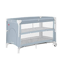 Манеж-приставне ліжечко Porta, «Carrello» (CRL-18103), колір Ash Grey (пепільно-сірий)