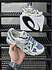 Чоловічі кросівки Asics Gel Kahana 8 Mint Blue Асикс Гель Кахана ментолові з синім весна літо, фото 5