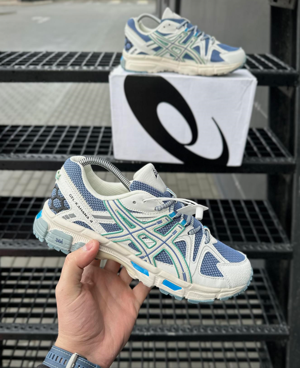Чоловічі кросівки Asics Gel Kahana 8 Mint Blue Асикс Гель Кахана ментолові з синім весна літо