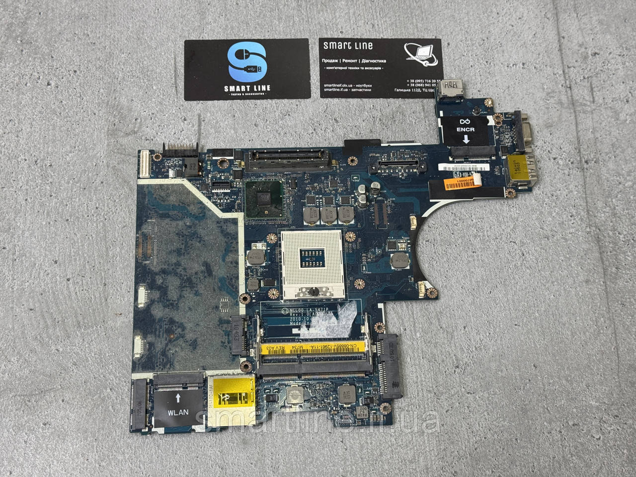 Материнська плата для ноутбука Dell Latitude E6410 | LA-5471P | Socket G1 | DDR3, фото 1