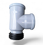 Відновник розтруба — трійник із муфтою (відновний) 110 х 110 87,5, OSTENDORF (Німеччина), фото 2