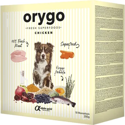 Напіввологий корм для дорослих собак Orygo (Оріго) Chicken з курятиною та морквою 3.6 кг