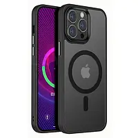 Чохол для iPhone 13 Pro Max Чорний матовий MagSafe