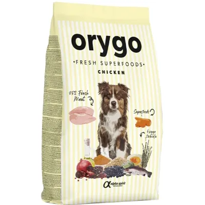 Напіввологий корм для дорослих собак Orygo (Оріго) Chicken з курятиною та морквою 8 кг