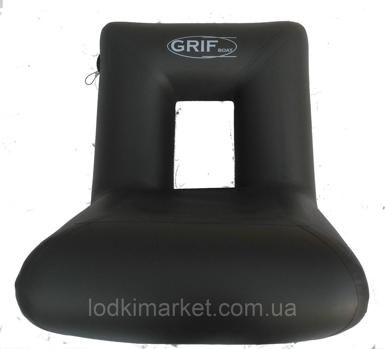 Надувне крісло з пвх для човна (для риболовлі та відпочинку) хакі, фото 1