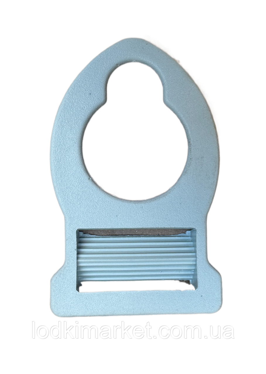 Пряжка для кріплення тенту на надувний човен ПВХ сіра, фото 1