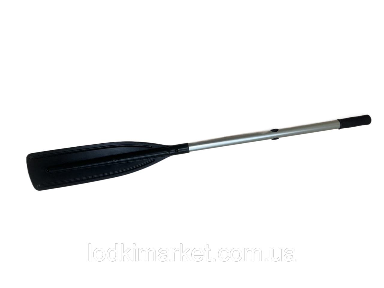 Весло 140 см алюмінієве розбірне з люверсом ручка BRAVO для надувного човна, фото 1