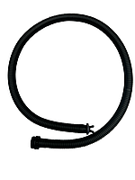 Шланг для насоса човна пвх гофрований 1,3м із штуцером для клапана грубиною посадки 19мм