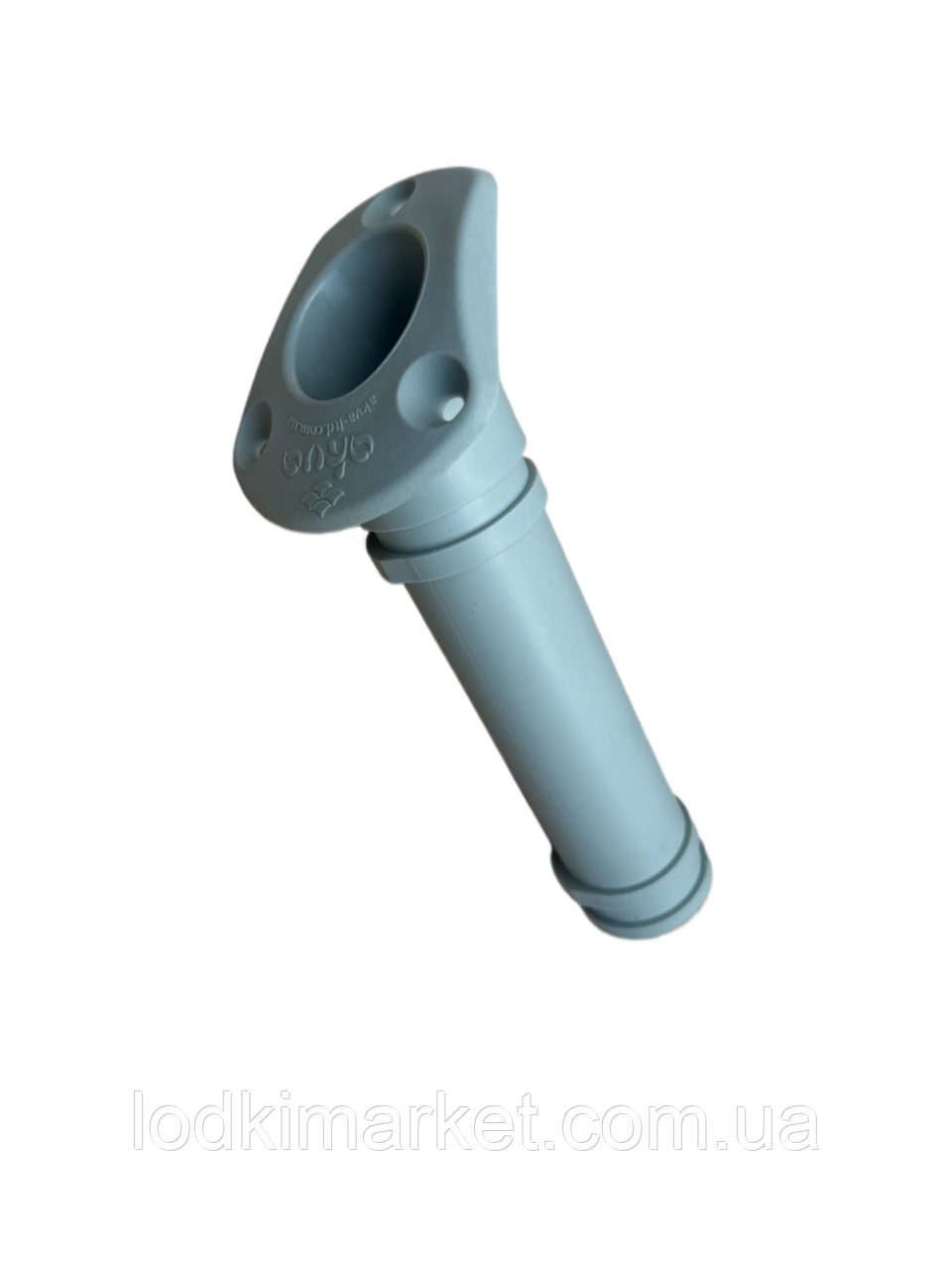 Пенал, склянка, тримач вудилища, спинінгу, вудки для човнів та катерів врізний 30° сірий, фото 1