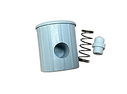 Ремкомплект, фіксатор лопатки, кнопка весла Аква Ø35мм сірий