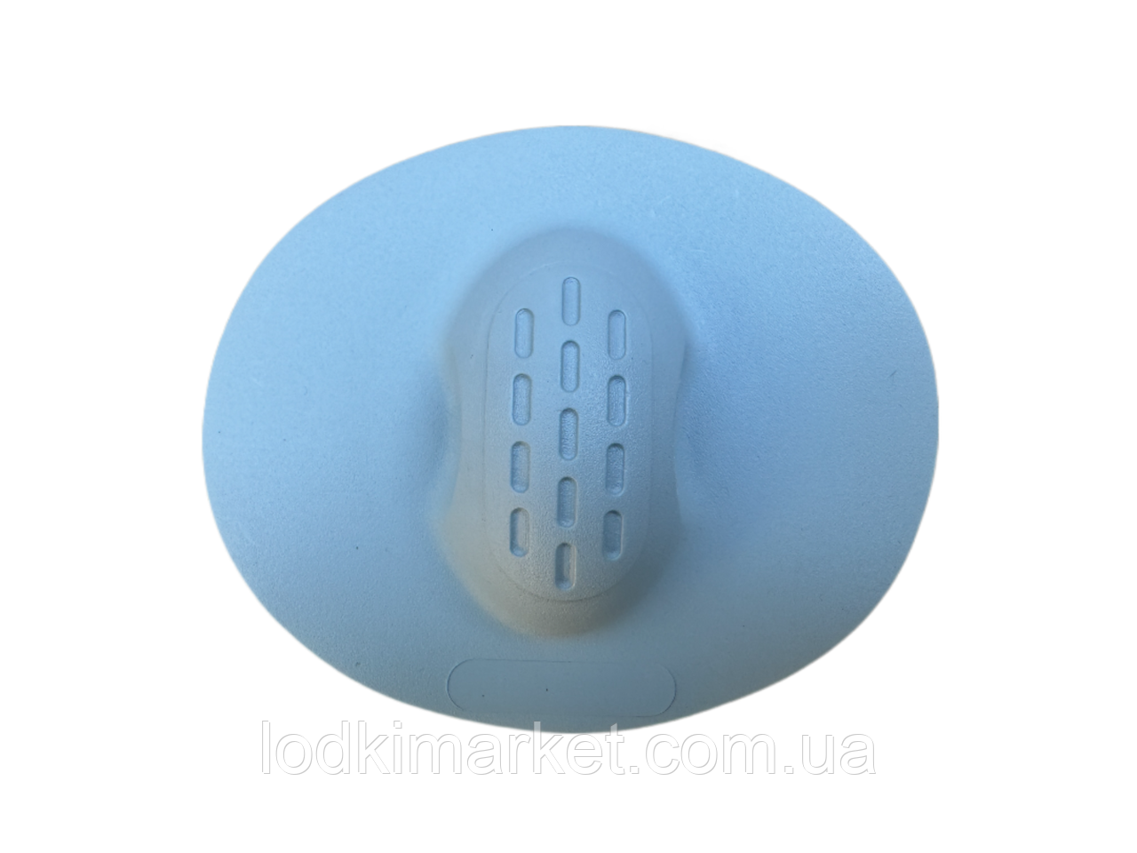 Тримач леєра пвх основа 110х90 мм Аква сірий, фото 1