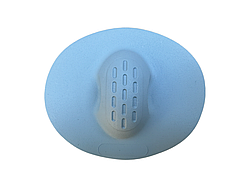 Тримач леєра пвх основа 110х90 мм Аква сірий