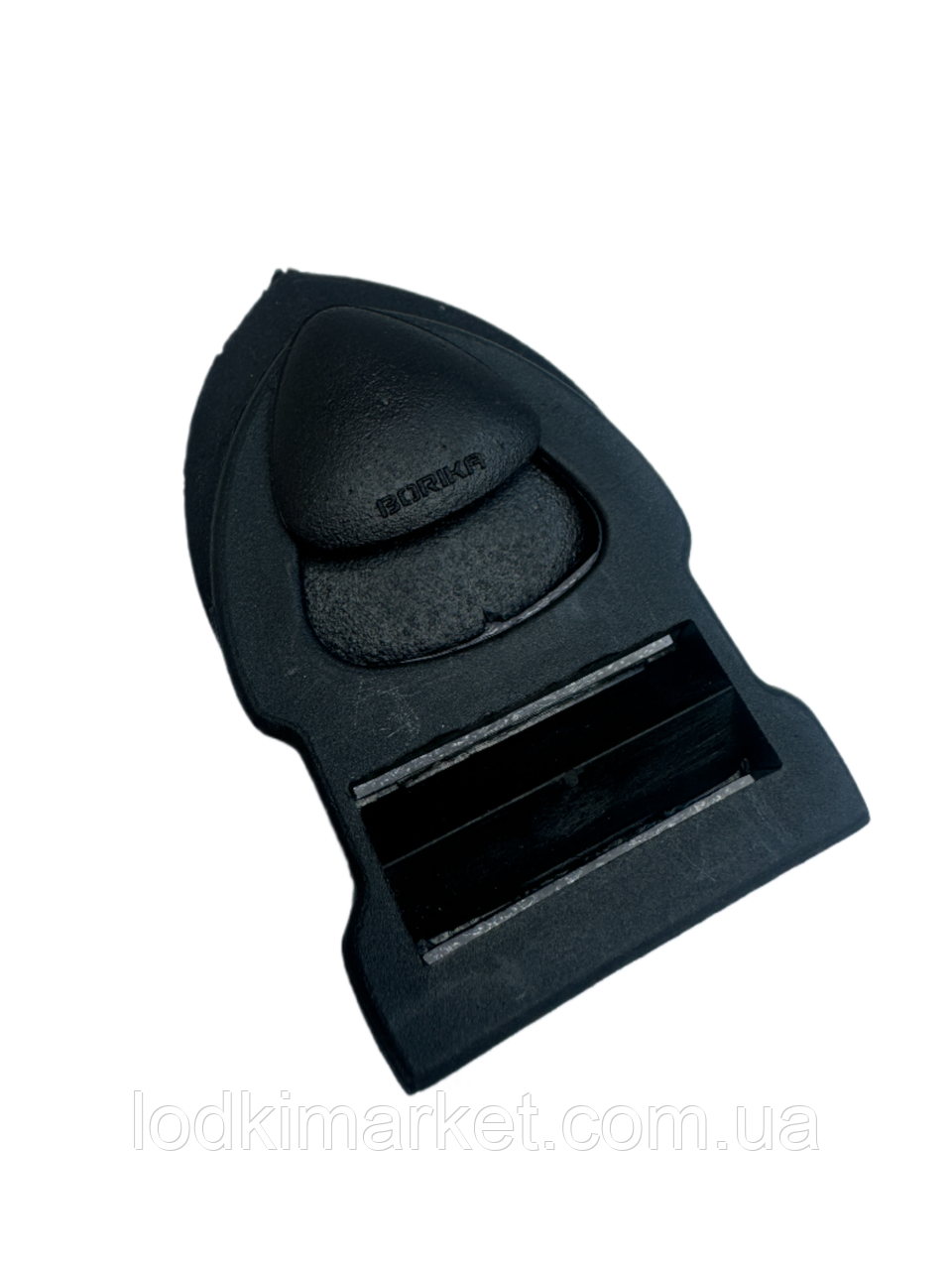 Грибок пвх та пряжка для кріплення тенту Borika на надувний човен ПВХ чорний, фото 1