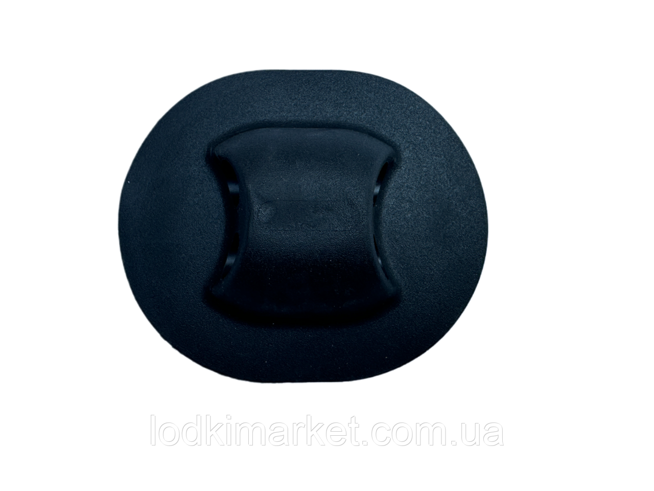 Держатель леера пвх кінцевий ОМЕГА с эллипсным основанием 104 х 87 х 23 мм., фото 1