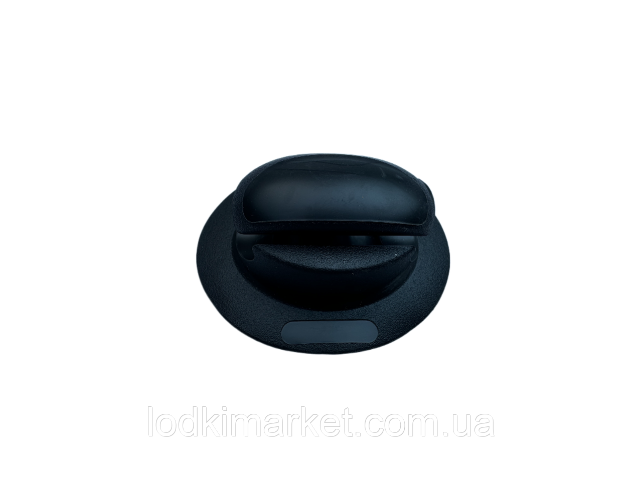 Тримач весла овал 103х84 мм для човнів пвх Аква чорний, фото 1