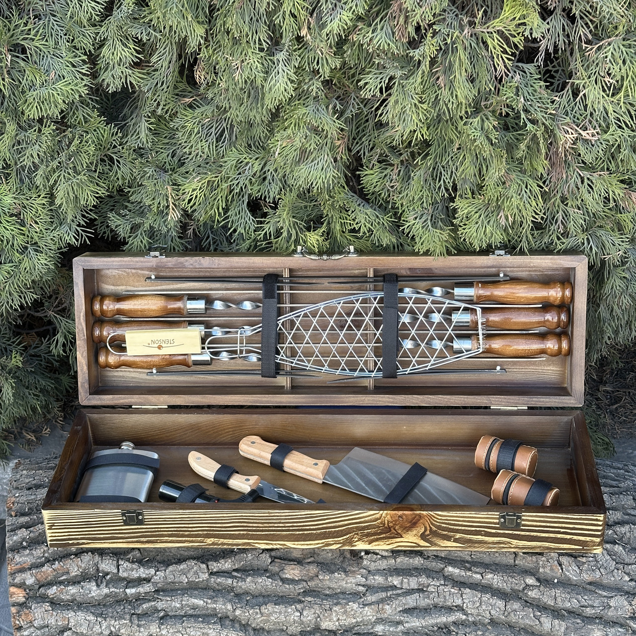 Подарунковий набір Mzavod Майстер BBQ світла текстура, КАХЕЛЬ. ПЕЧІ. КАМІНИ, м.Івано-Франківськ