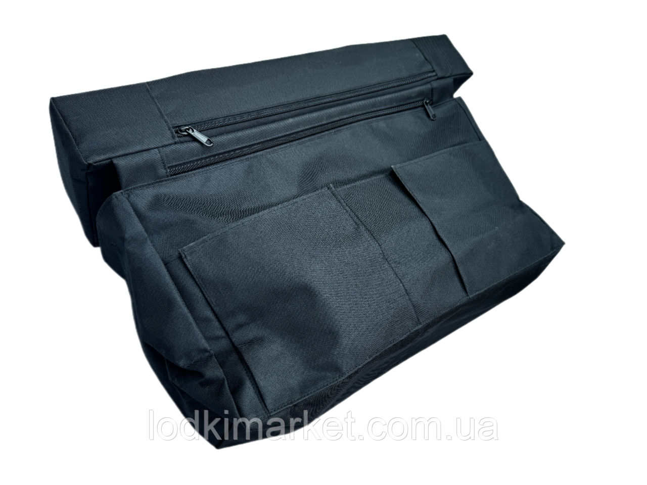 Човнове сидіння для надувного човна м'яка накладка на лавку, банку з сумкою-рундуком, 800х200х100мм PROFI, фото 1