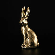 Статуетка декоративна "ЗОЛОТИЙ КРОЛИК", фото 4