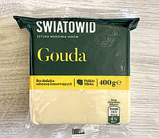 Сир Гауда твердий Swiatowid Gouda 400 г Польща