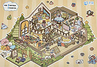 Двохрівневий великий румбокс наклейки, антистрес, творчість "Ідеальний дім"