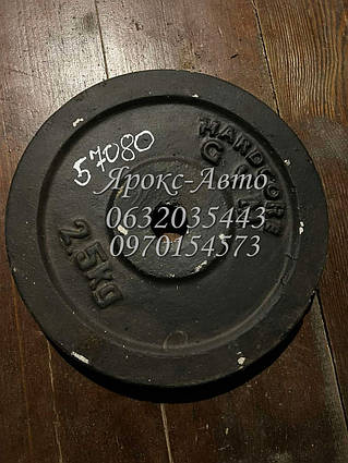 Бетонний млинець (диск) для штанги Ø25 мм 000057080