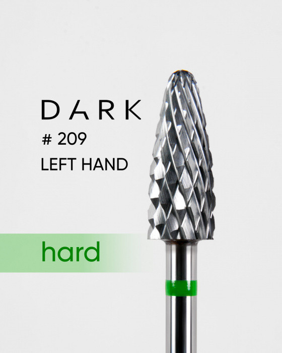 Твердосплавна фреза ТВС Dark No209 зелена для шульги