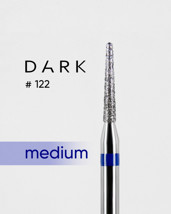 Фреза алмазна Dark No122 синя голка 1,6 мм, фото 1