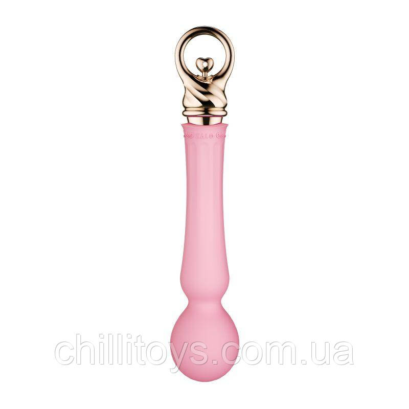 Вібромасажер із підігрівом Zalo Sweet Magic - Confidence Wand Fairy Pink SO6676, фото 1