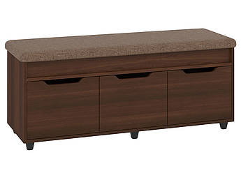 Тумба з трьома нішами для взуття Б-6 орех-савана браун