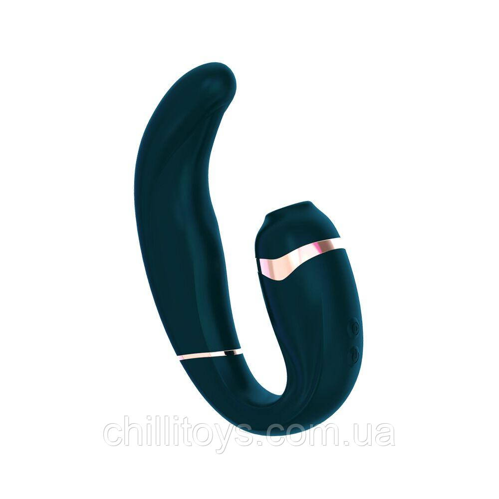 Пульсатор із вакуумною стимуляцією клітора Adrien Lastic My G (Teal) SO6028, фото 1