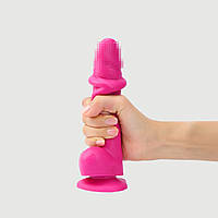 Реалістичний фалоімітатор Strap-On-Me Sliding Skin Realistic Dildo Fuchsia - S, ефект рухливої шкіри SO6254