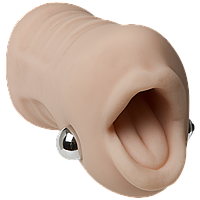 Вібромастурбатор ротик Doc Johnson Sasha Grey - Ultraskyn Vibrating Deep Throat Sucker SO1588