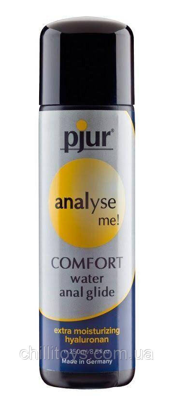 Анальна змазка pjur analyse me! Comfort water glide 250 мл на водній основі з гіалуроном PJ11750